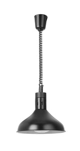 HENDI Rise and fall heat lamp, bell-shaped, HENDI, Silver, 230V/250W, ⌀295x(H)207mm