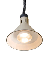 HENDI Rise and fall heat lamp, conical, HENDI, Beige, 230V/375W, ⌀275x(H)250mm