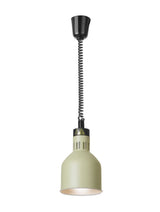 HENDI Rise and fall heat lamp, cylindrical, HENDI, Beige, 230V/375W, ⌀175x(H)250mm