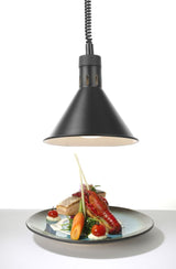 HENDI Rise and fall heat lamp, conical, HENDI, Beige, 230V/375W, ⌀275x(H)250mm