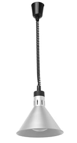 HENDI Rise and fall heat lamp, conical, HENDI, Beige, 230V/375W, ⌀275x(H)250mm