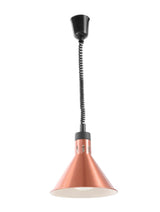 HENDI Rise and fall heat lamp, conical, HENDI, Beige, 230V/375W, ⌀275x(H)250mm