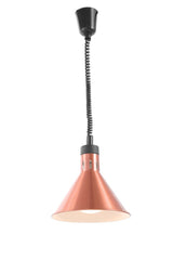 HENDI Rise and fall heat lamp, conical, HENDI, Beige, 230V/375W, ⌀275x(H)250mm