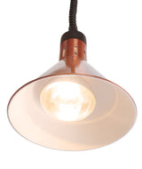 HENDI Rise and fall heat lamp, conical, HENDI, Beige, 230V/375W, ⌀275x(H)250mm