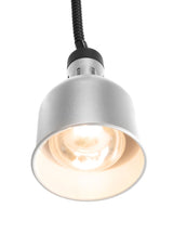 HENDI Rise and fall heat lamp, cylindrical, HENDI, Beige, 230V/375W, ⌀175x(H)250mm