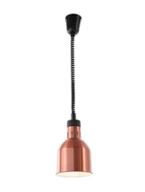 HENDI Rise and fall heat lamp, cylindrical, HENDI, Beige, 230V/375W, ⌀175x(H)250mm