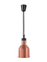 HENDI Rise and fall heat lamp, cylindrical, HENDI, Beige, 230V/375W, ⌀175x(H)250mm