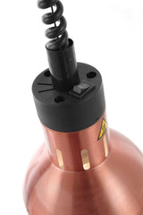 HENDI Rise and fall heat lamp, cylindrical, HENDI, Beige, 230V/375W, ⌀175x(H)250mm