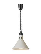 HENDI Rise and fall heat lamp, conical, HENDI, Beige, 230V/375W, ⌀275x(H)250mm