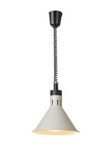 HENDI Rise and fall heat lamp, conical, HENDI, Beige, 230V/375W, ⌀275x(H)250mm