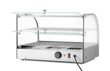 HENDI Heated countertop display two levels, HENDI, dubbel level, svart, 230V/800W, 554x376x(H)376mm