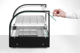 HENDI Heated countertop display two levels, HENDI, dubbel level, svart, 230V/800W, 554x376x(H)376mm