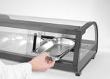 HENDI Sushi display, Arktic, Containers included: 5x GN 1/2 (H)40 mm., svart, 230V/190W, 420x1800x(H)265mm