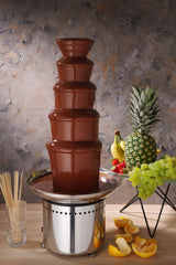 HENDI Chocolate fountain 5 tiers, HENDI, 230V/265W, ⌀332x(H)709mm