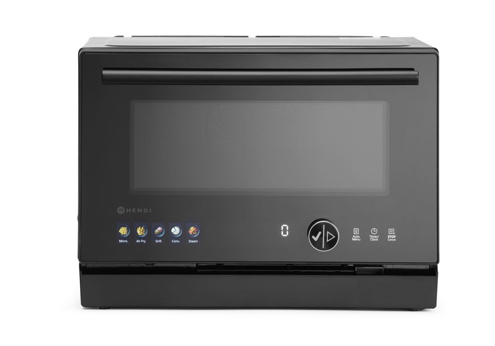 HENDI Microwave, multi-function 4-in-1, 2350 W, 24.7 L, HENDI, svart, 230V/2350W, 462x492x(H)338mm