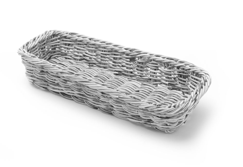 HENDI Cutlery korg, HENDI, Light grey, 270x100x(H)45mm