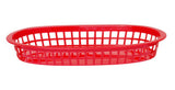 HENDI Serving baskets fast food style, HENDI, röd, 6 pcs., 272x175x(H)38mm