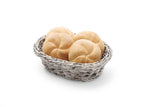 HENDI Bakery korg oval, HENDI, Light grey, 250x190x(H)65mm