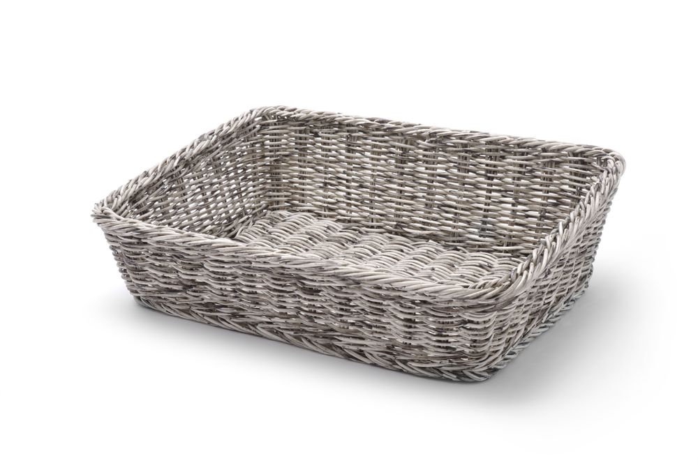 HENDI Bakery korg angled, HENDI, Light grey, 400x300x(H)120mm