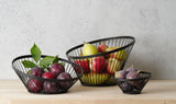 HENDI Fruit korg angled rund svart, HENDI, ⌀300x(H)205mm