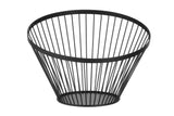 HENDI Fruit korg angled rund svart, HENDI, ⌀300x(H)205mm