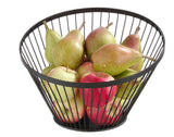 HENDI Fruit korg angled rund svart, HENDI, ⌀300x(H)205mm