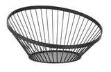 HENDI Fruit korg angled rund svart, HENDI, ⌀300x(H)205mm