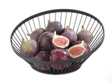 HENDI Fruit korg angled rund svart, HENDI, ⌀300x(H)205mm