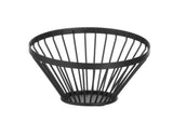 HENDI Fruit korg angled rund svart, HENDI, ⌀300x(H)205mm