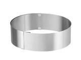 HENDI Cake ring, adjustable, HENDI, Silver, ⌀320x(H)70mm, rund