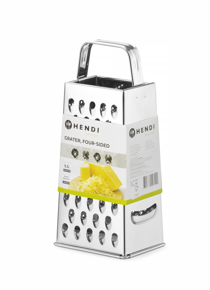 HENDI Grater 4-sided, HENDI, 90x65x(H)200mm