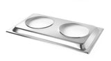 HENDI Conversion för 2 bain-marie pans, HENDI, conversion, GN 1/1, 530x325x(H)30mm