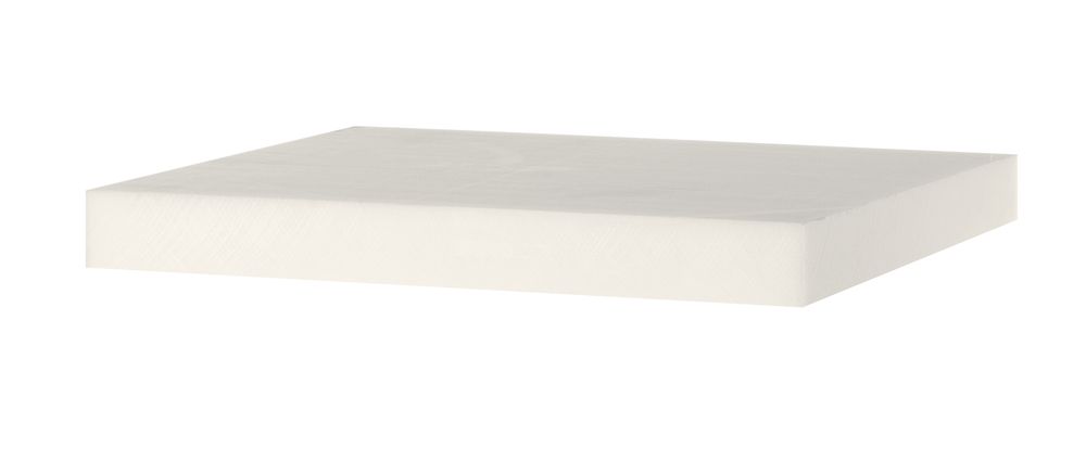 HENDI Butcher block HDPE, HENDI, vit, 500x400x(H)50mm