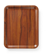 HENDI serveringsbricka, rektangulär, non-slip, laminated, AmerBox, Mahogany, 430x610mm