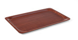 HENDI serveringsbricka, rektangulär, non-slip, laminated, AmerBox, Mahogany, 430x610mm