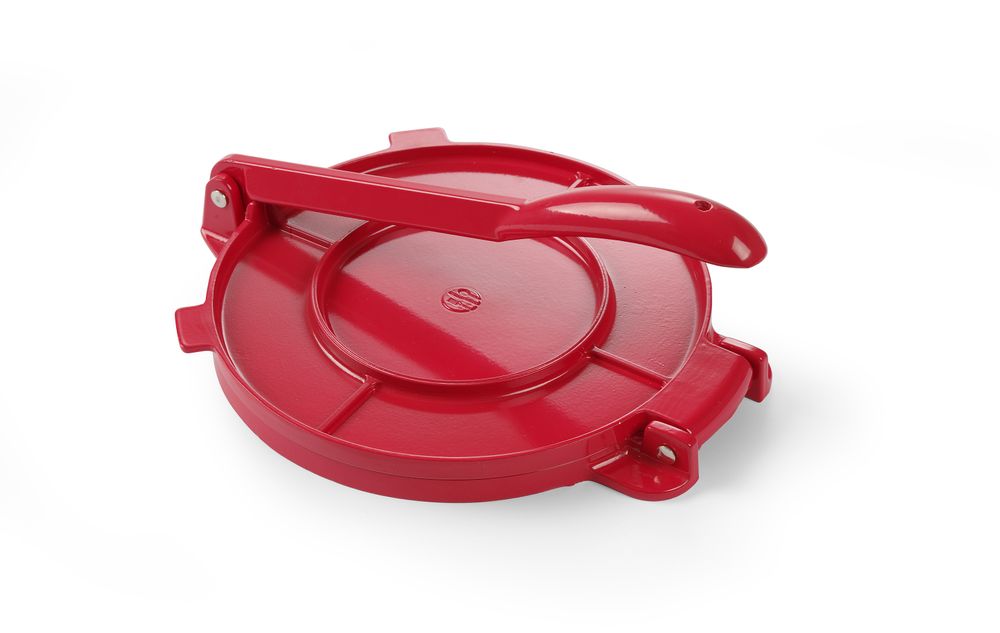 HENDI Tortilla Press, HENDI, röd, 250x200x(H)95mm