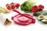 HENDI Tortilla Press, HENDI, röd, 250x200x(H)95mm
