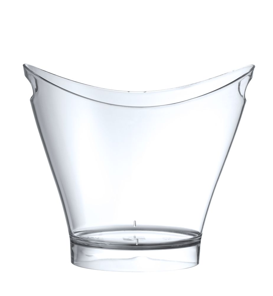 HENDI Wine and champagne bucket, BarUp, 6L, Transparent, 300x240x(H)260mm, Oval