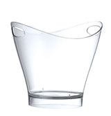 HENDI Wine and champagne bucket, BarUp, 6L, Transparent, 300x240x(H)260mm, Oval