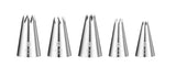 HENDI Icing tips - serrated, HENDI, ø6-8-10-12-14