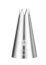 HENDI Icing tips - serrated, HENDI, ø6-8-10-12-14