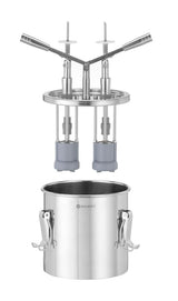 HENDI Doughnut filling dispenser, HENDI, 4,5L, Silver, 330x240x(H)390mm