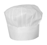 HENDI Chef’s hat - 10 pcs, HENDI, vit, 10 pcs., ⌀300x(H)230mm