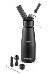 HENDI Cream whipper, HENDI, Kitchen Line, 0,5L, svart, ⌀80x(H)260mm