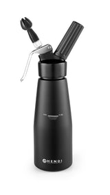 HENDI Cream whipper, HENDI, Kitchen Line, 0,5L, svart, ⌀80x(H)260mm