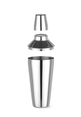 HENDI Cobbler shaker 3-part, BarUp, 0,75L, Silver, ⌀90x(H)255mm