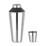 HENDI Cobbler shaker 3-part, BarUp, 0,75L, Silver, ⌀90x(H)255mm