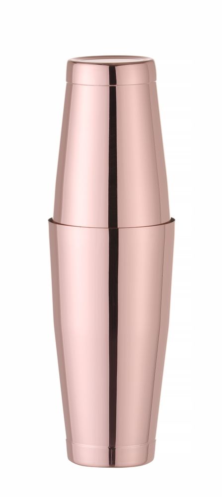 HENDI Tin-on-Tin Boston shaker, BarUp, 0,8L, Copper, ⌀90mm