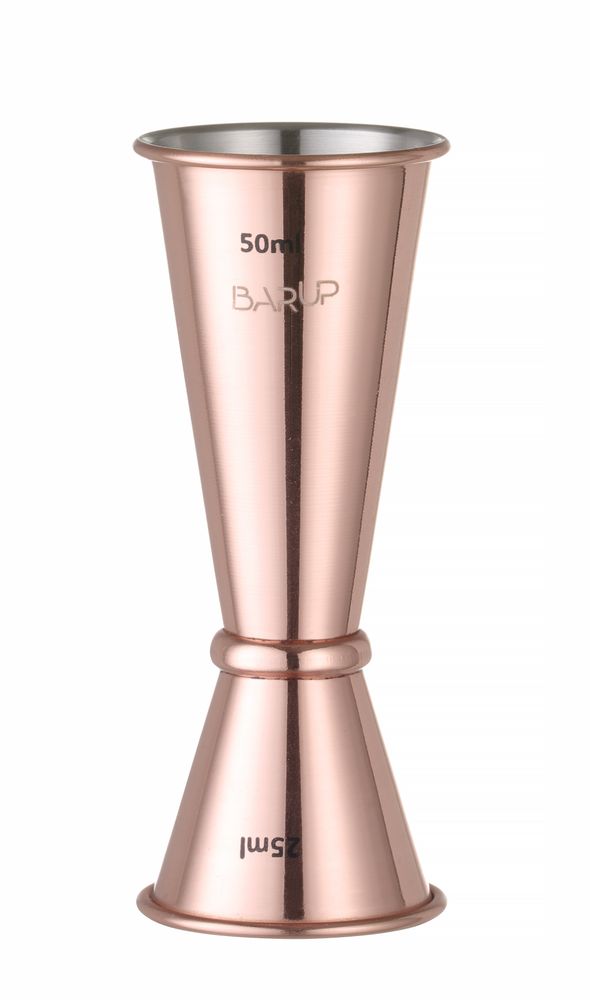 HENDI Jigger 30/50 ml, BarUp, Copper, ⌀45x(H)114mm