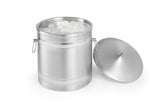 HENDI Ice bucket dubbel walled, BarUp, 5L, Silver, ⌀200x(H)230mm